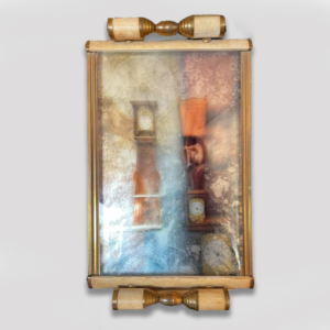 création artistique sur miroir