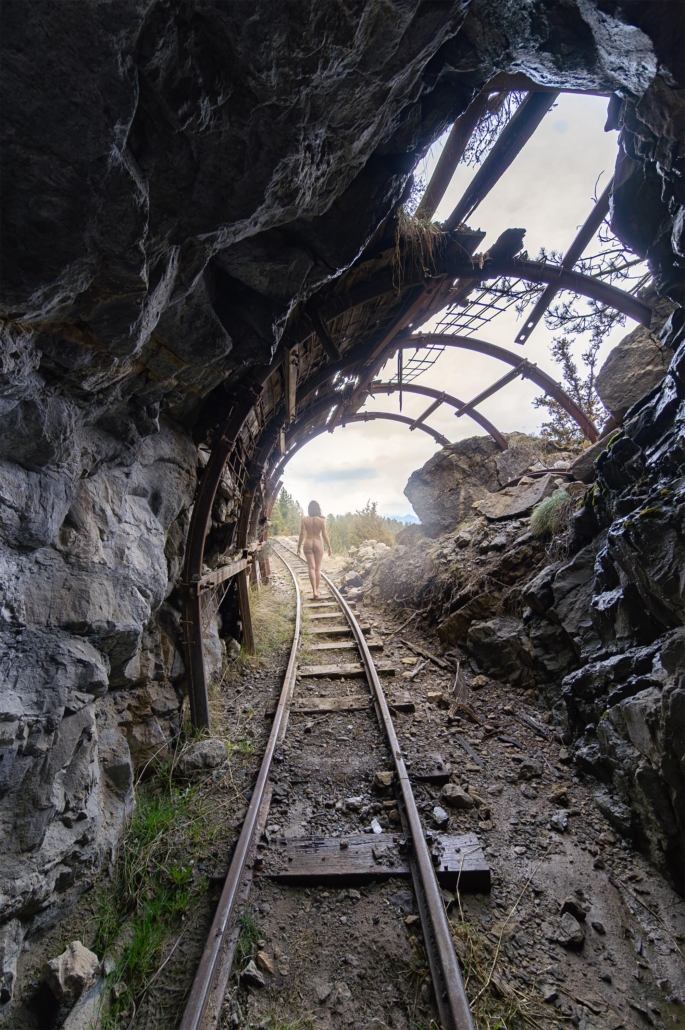 photographie urbex autoportrait ambiance isolement et solitude