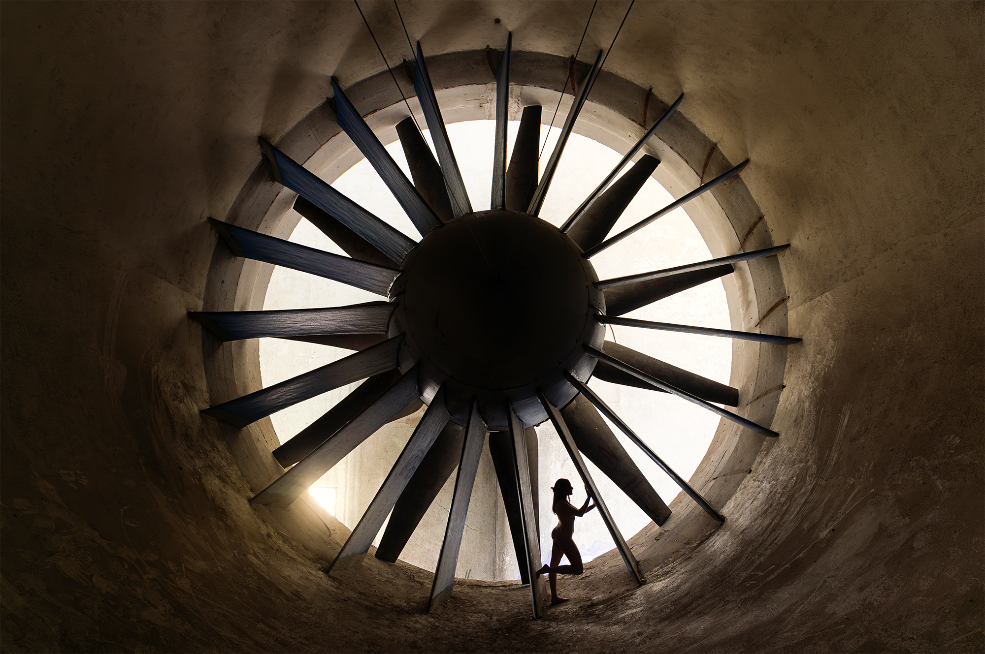 Soufflerie lieu abandonné France