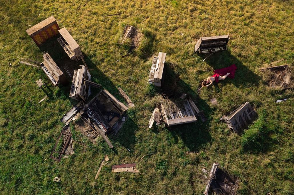 Drone view Urbex place